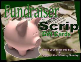 Fundraiser Scrip Gift Cards - Click here for more info