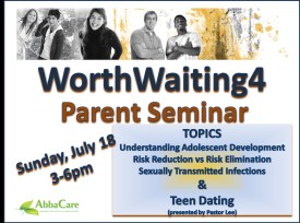 WorthWaiting4 Parent Seminar - click here for more info